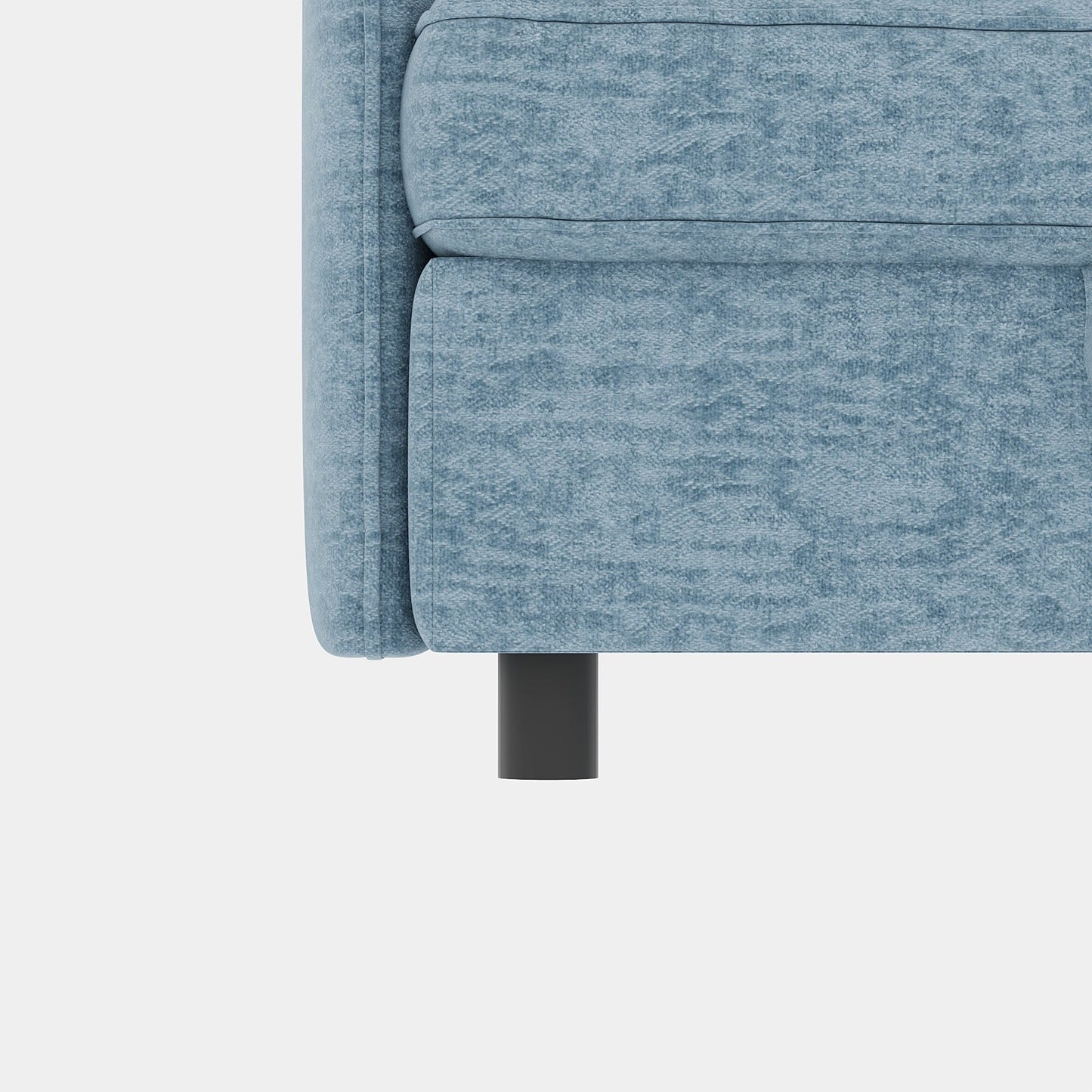 68 Chenille Mid-Century Loveseat with Hidden Storage and 250lb Capacity