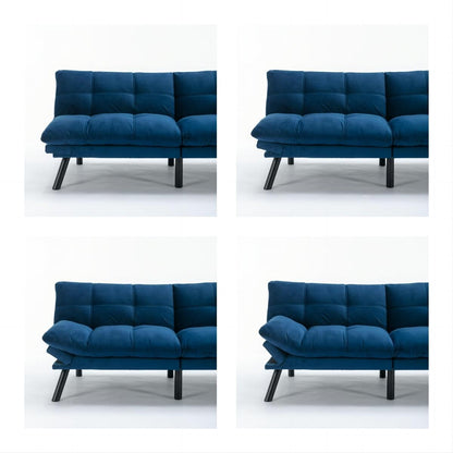 70.9'' Modern Fabric Convertible Sofa with Adjustable Back