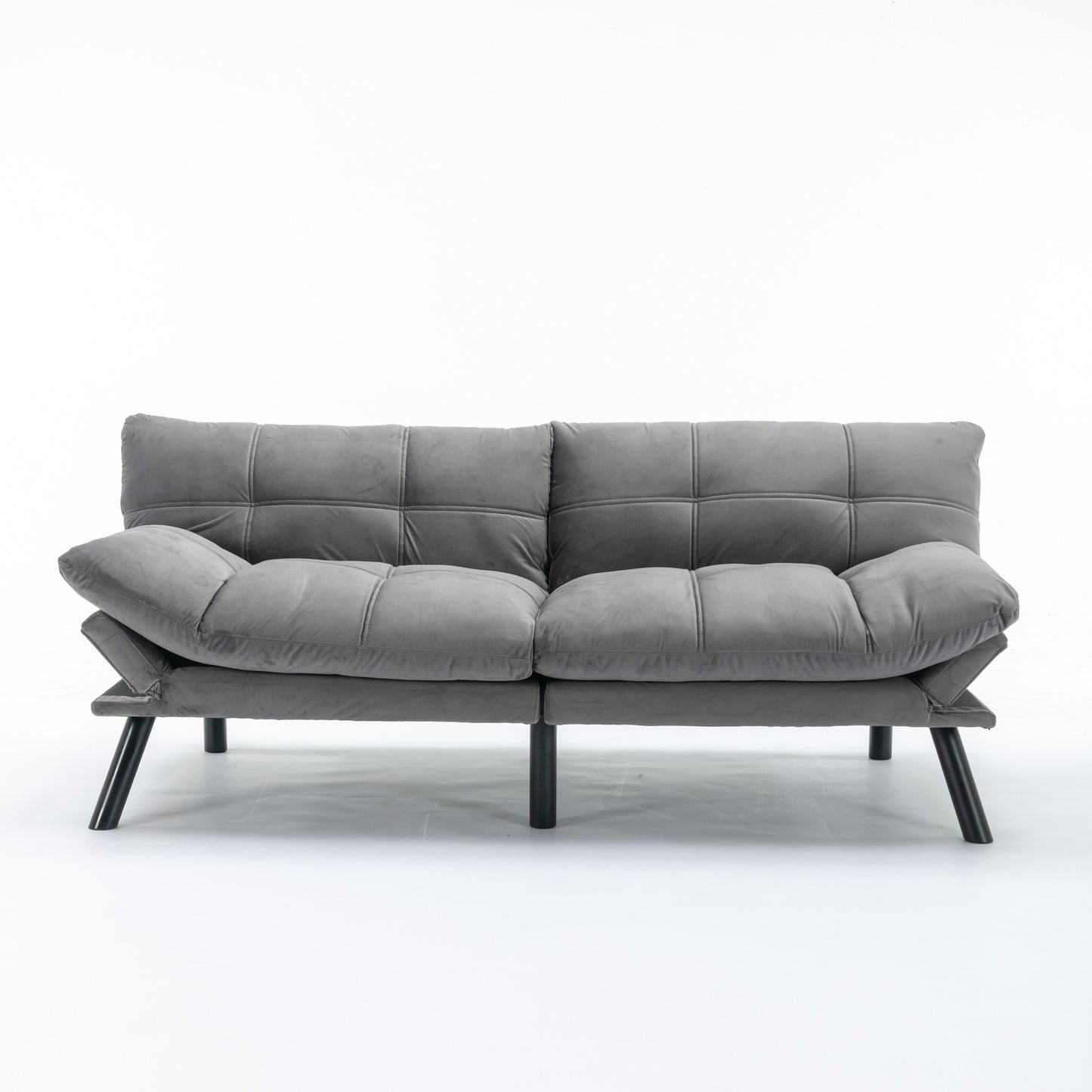70.9'' Modern Fabric Convertible Sofa with Adjustable Back