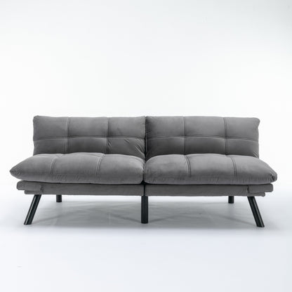 70.9'' Modern Fabric Convertible Sofa with Adjustable Back