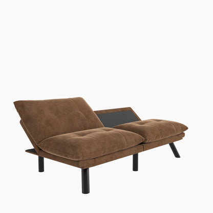 70.9'' Modern Fabric Convertible Sofa with Adjustable Back