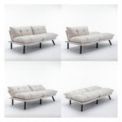 70.9'' Modern Fabric Convertible Sofa with Adjustable Back