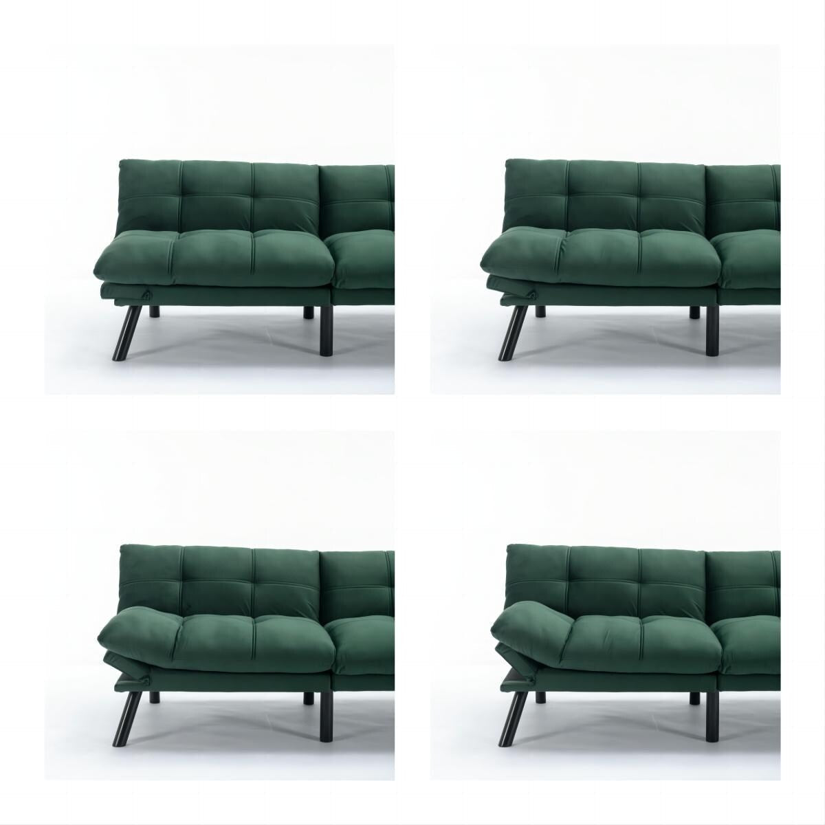 70.9'' Modern Fabric Convertible Sofa with Adjustable Back