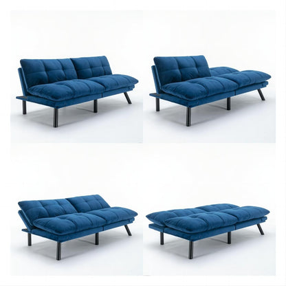 70.9'' Modern Fabric Convertible Sofa with Adjustable Back