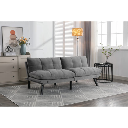 70.9'' Modern Fabric Convertible Sofa with Adjustable Back