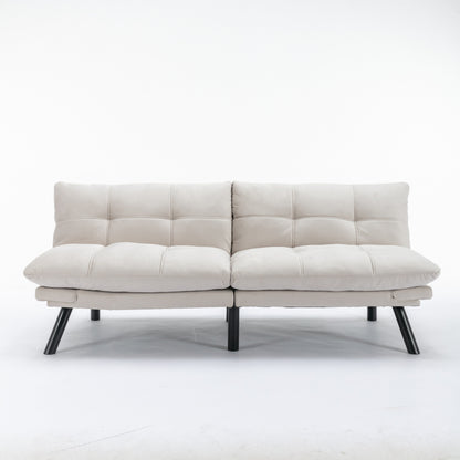70.9'' Modern Fabric Convertible Sofa with Adjustable Back