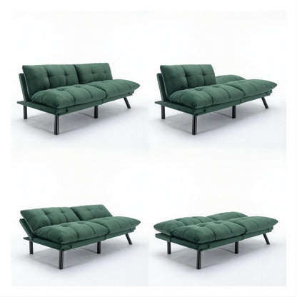 70.9'' Modern Fabric Convertible Sofa with Adjustable Back