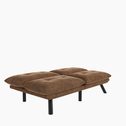 70.9'' Modern Fabric Convertible Sofa with Adjustable Back
