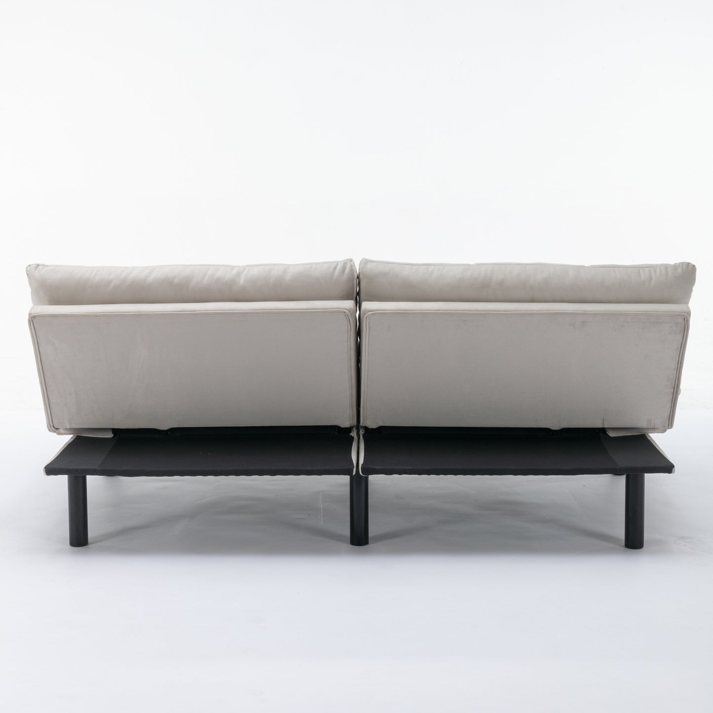 70.9'' Modern Fabric Convertible Sofa with Adjustable Back