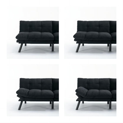 70.9'' Modern Fabric Convertible Sofa with Adjustable Back