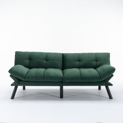 70.9'' Modern Fabric Convertible Sofa with Adjustable Back