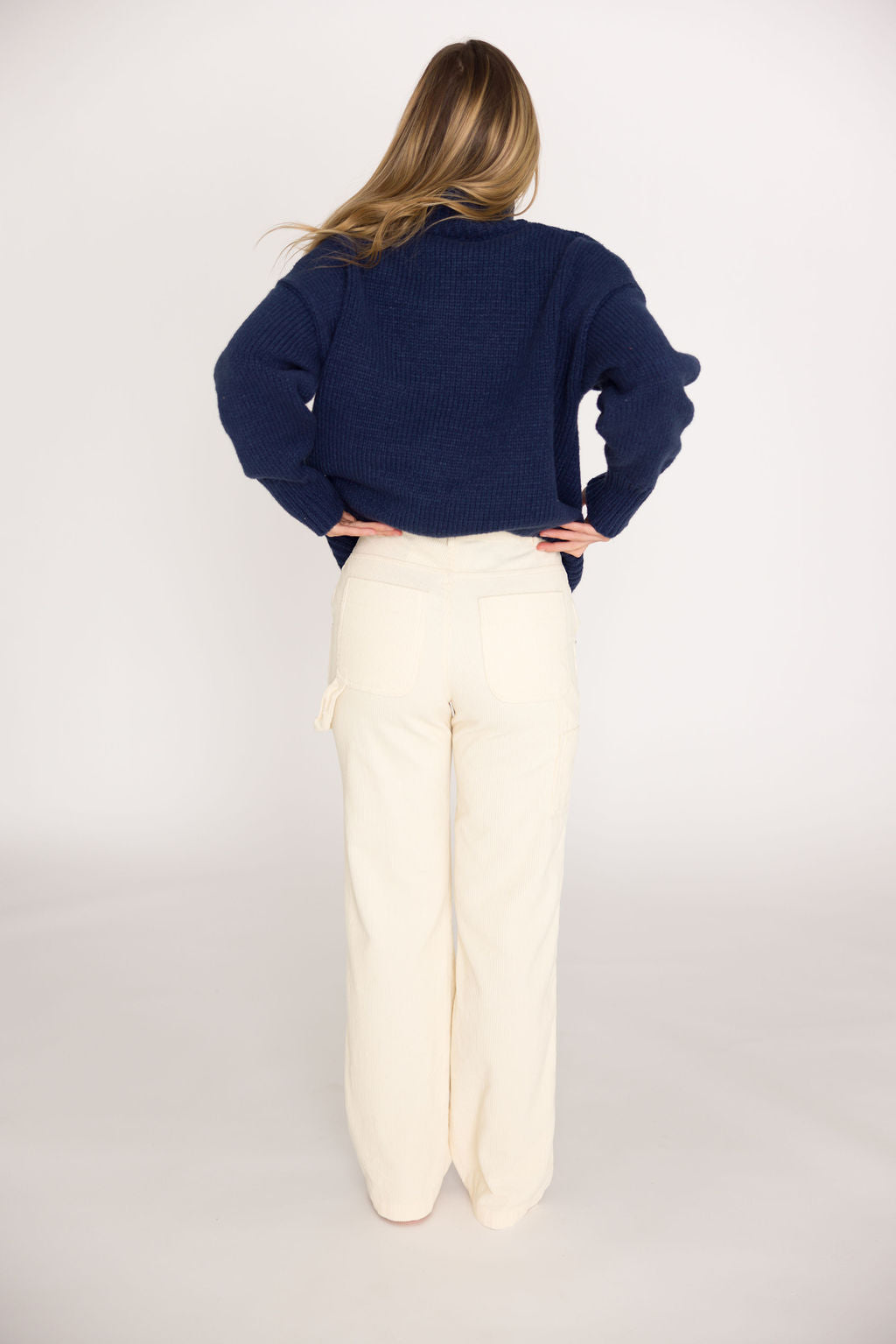 Corduroy Pants in Cream