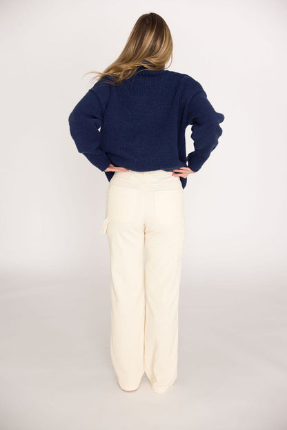 Corduroy Pants in Cream
