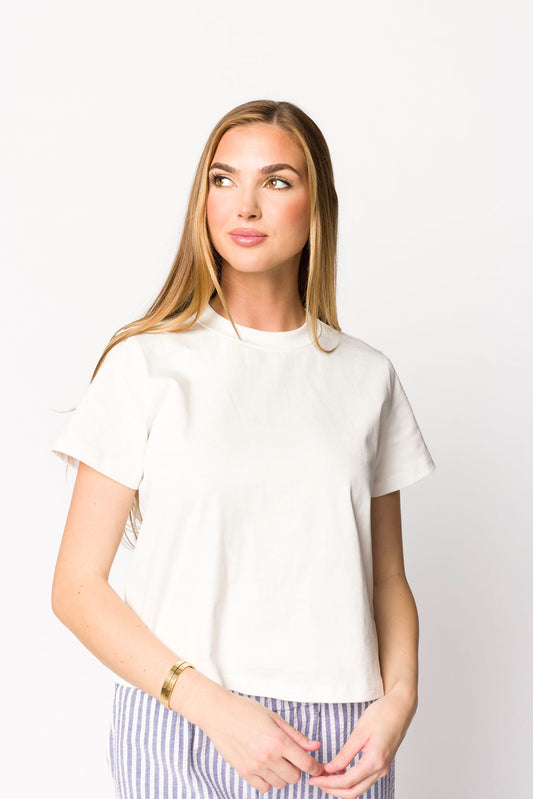 The Lanie Top in White
