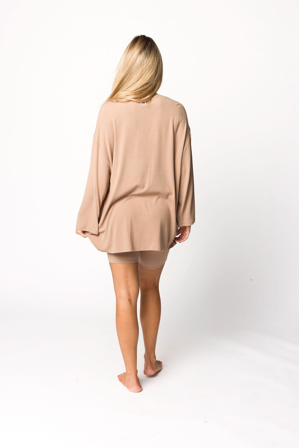 All Weekend Long Set - Long Sleeves - in Biscotti