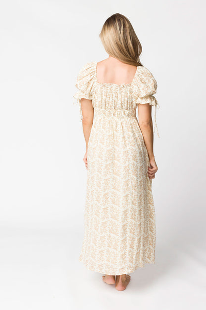 Savanna Steppe 100% Cotton Dress in Taupe - Bump Friendly & Inclusive Sizing (S-3XL)