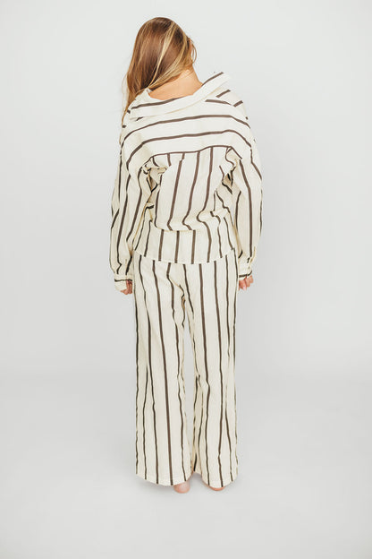 Rowan Pants in Black Stripe