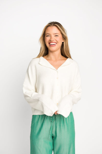 Piper Cardigan in Snow
