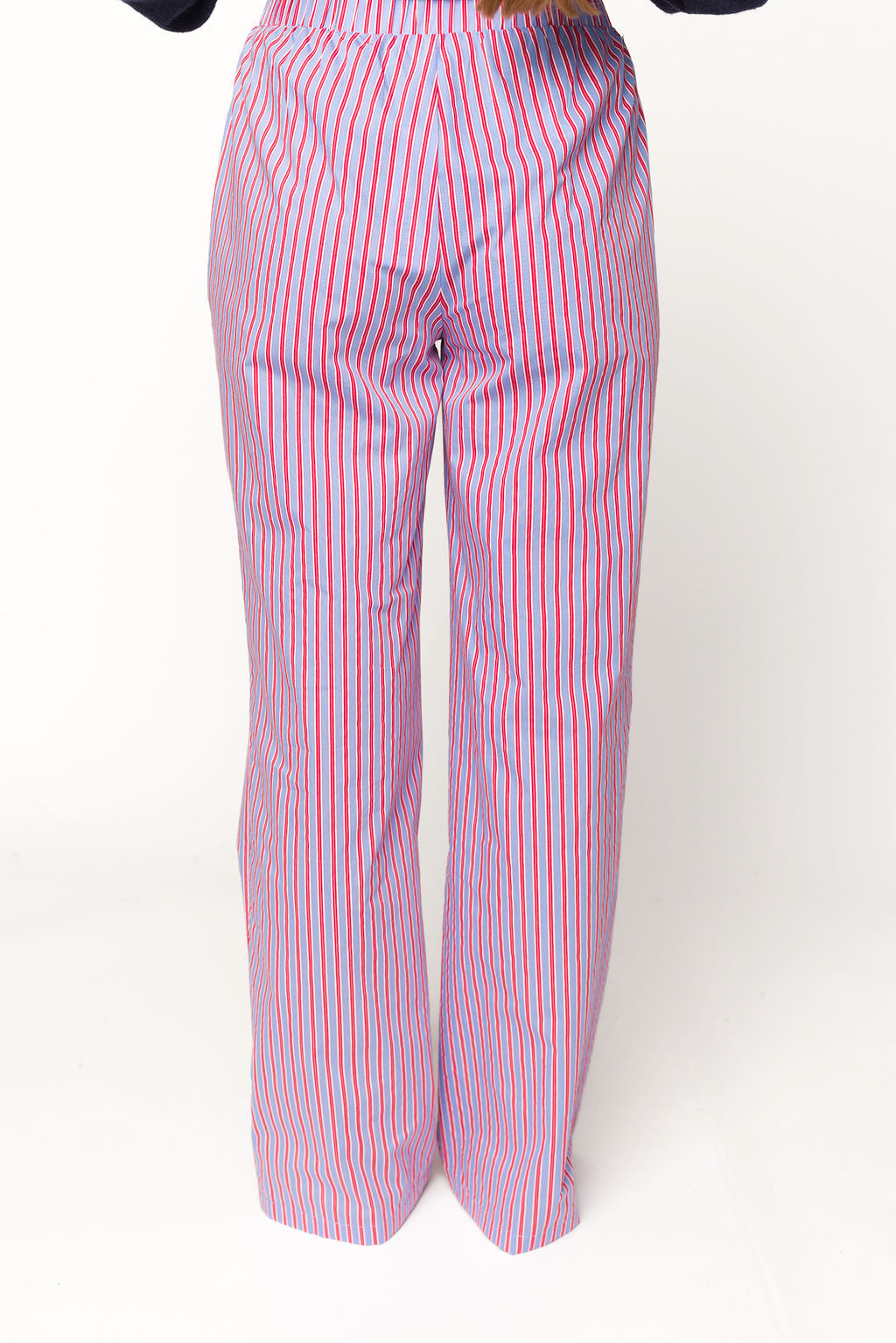 Shea Striped Pajama Pants in Blue/Red