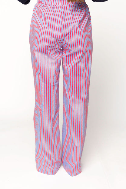 Shea Striped Pajama Pants in Blue/Red
