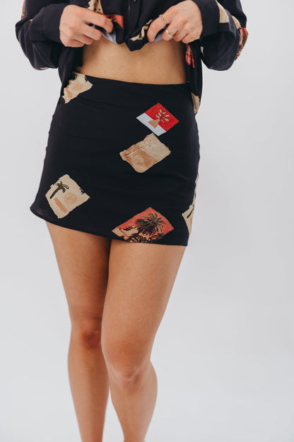 Cozumel Mini Skirt in Black