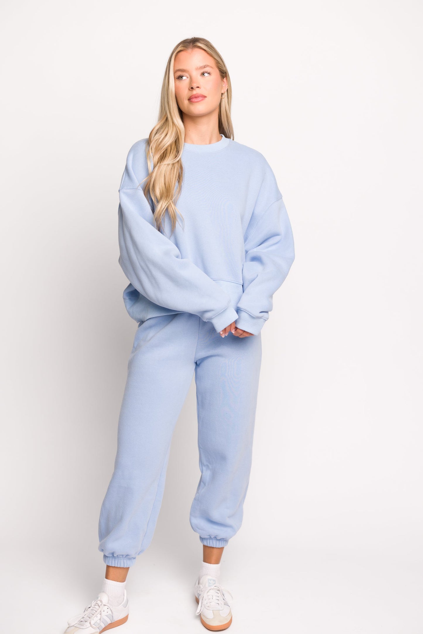Comfy Cozy Sweatpants in Baby Blue - Top Sold Separately