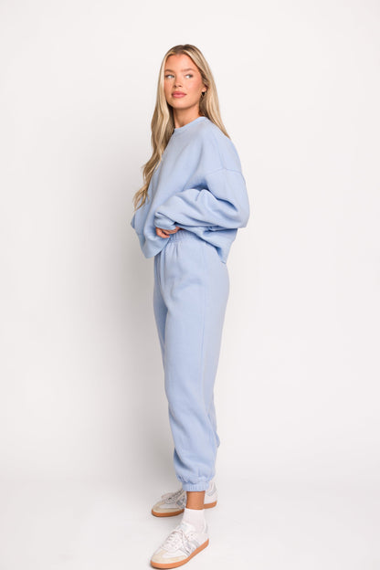 Comfy Cozy Sweatpants in Baby Blue - Top Sold Separately