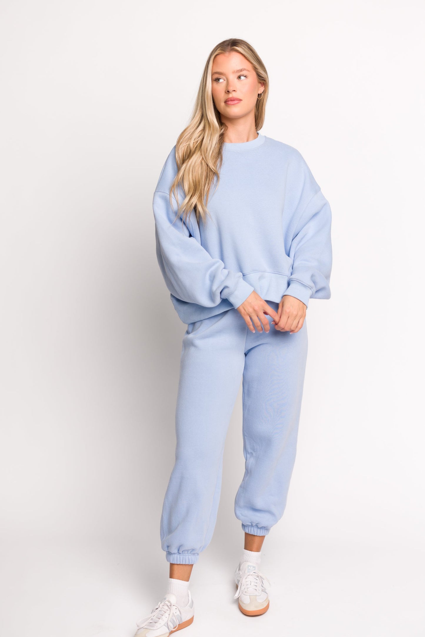 Comfy Cozy Sweatpants in Baby Blue - Top Sold Separately