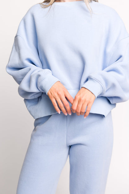 Comfy Cozy Sweatpants in Baby Blue - Top Sold Separately