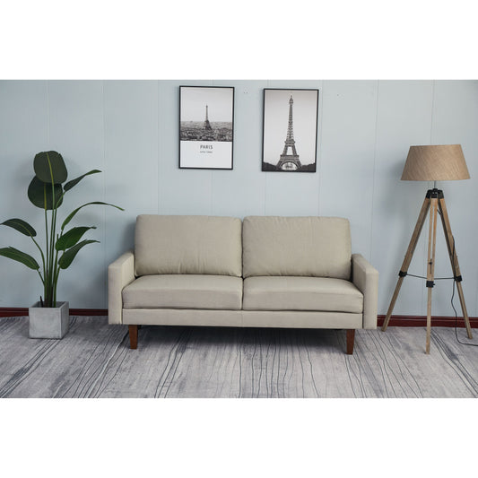 Adelaide 70'' Linen Square Arm Sofa