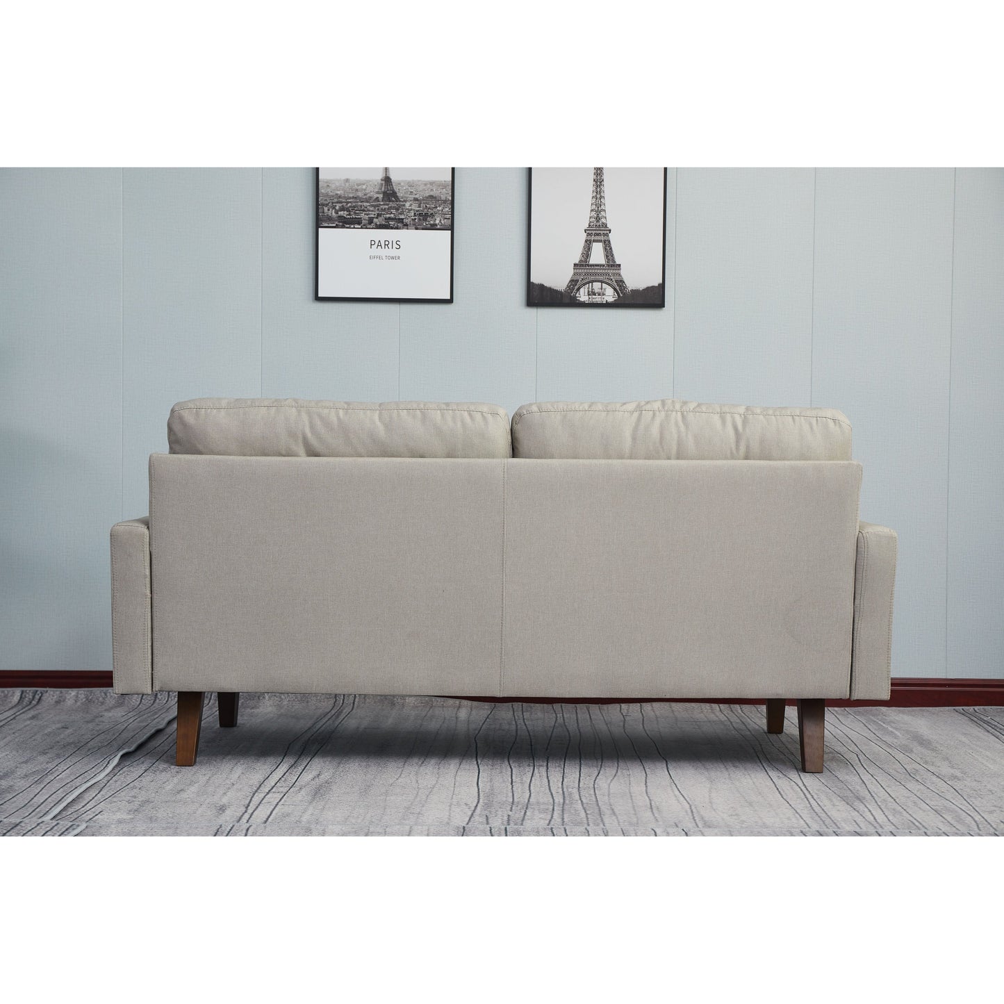 Adelaide 70'' Linen Square Arm Sofa