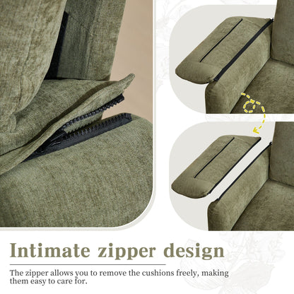 71.28 Chenille 2-Seater Sofa, Cloud-Like Comfort with High-Resilience Sponge, Modern Minimalist Design
