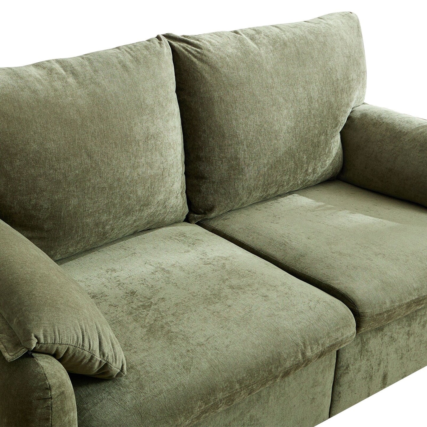 71.28 Chenille 2-Seater Sofa, Cloud-Like Comfort with High-Resilience Sponge, Modern Minimalist Design