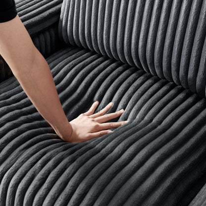 71 Fabric Loveseat Sofa with Square Storage Armrest and USB port for Living Room