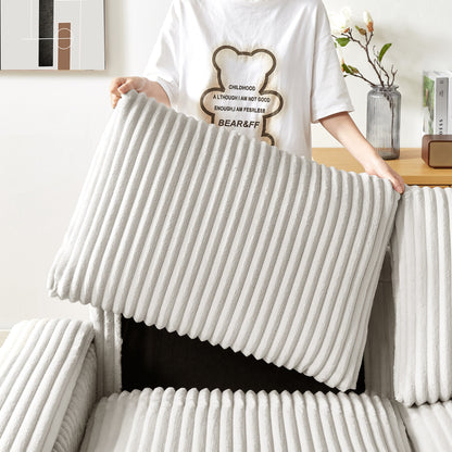 71 Fabric Loveseat Sofa with Square Storage Armrest and USB port for Living Room