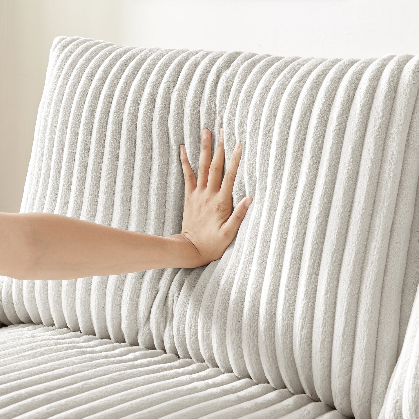 71 Fabric Loveseat Sofa with Square Storage Armrest and USB port for Living Room