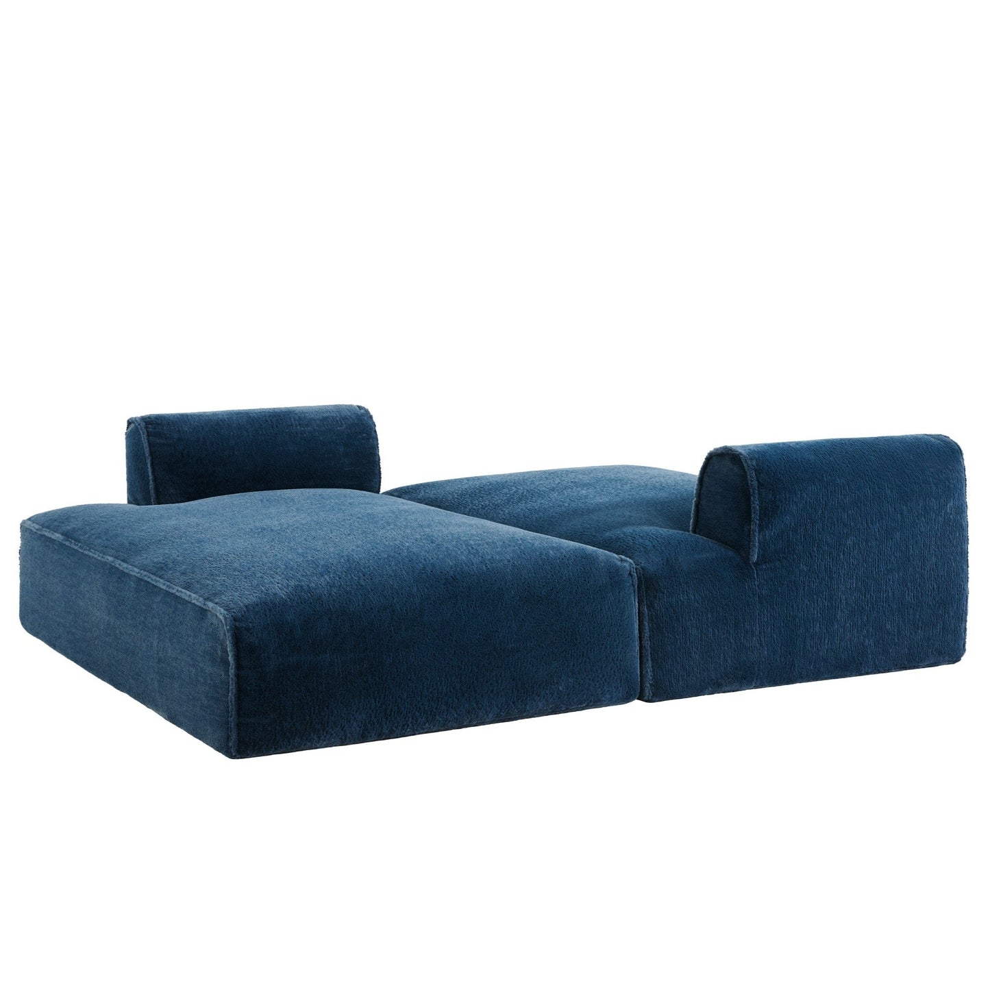 72 Oversized Modular Sofa Compressed Spacious Foam-Filled Sofa Bed