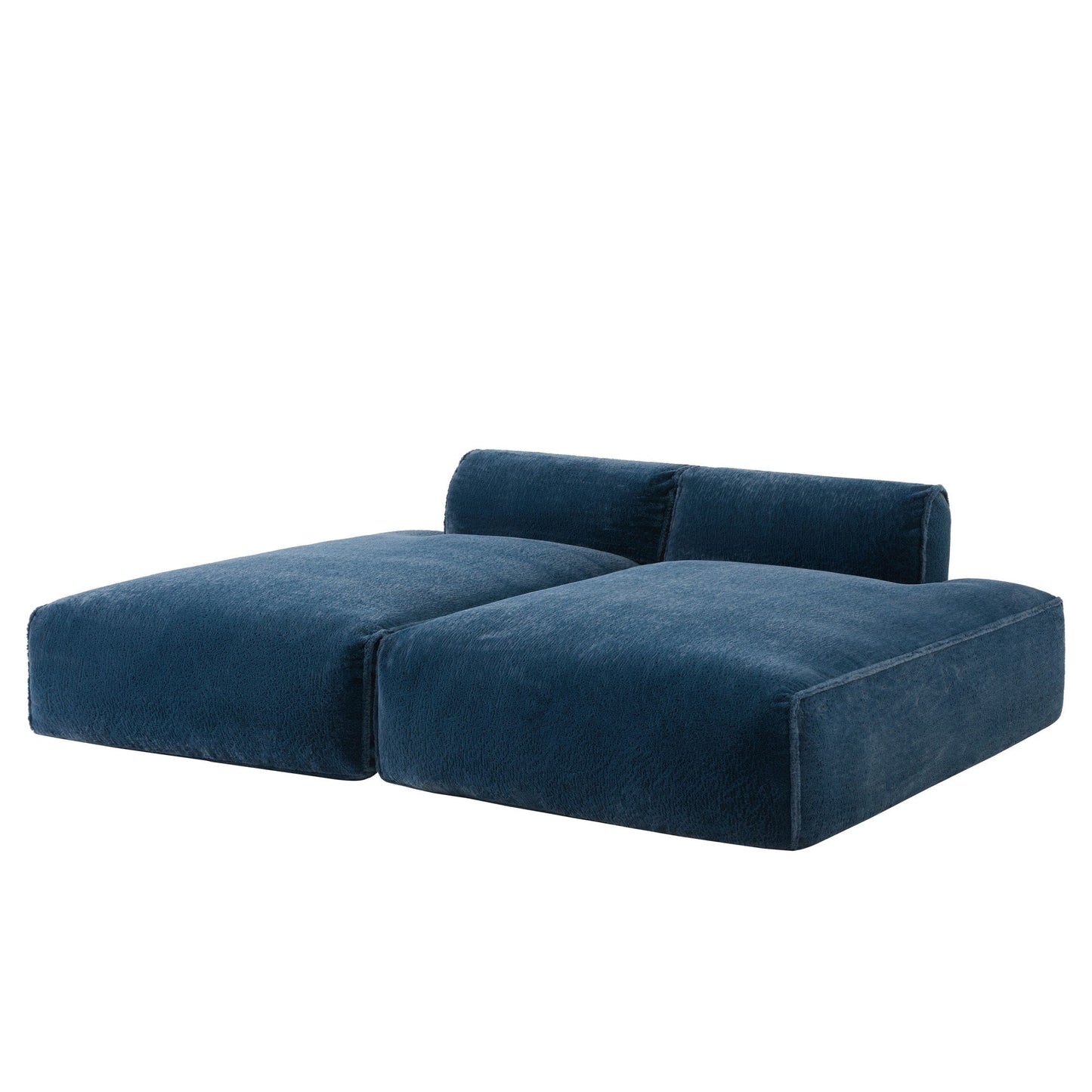72 Oversized Modular Sofa Compressed Spacious Foam-Filled Sofa Bed