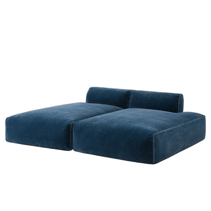 72 Oversized Modular Sofa Compressed Spacious Foam-Filled Sofa Bed