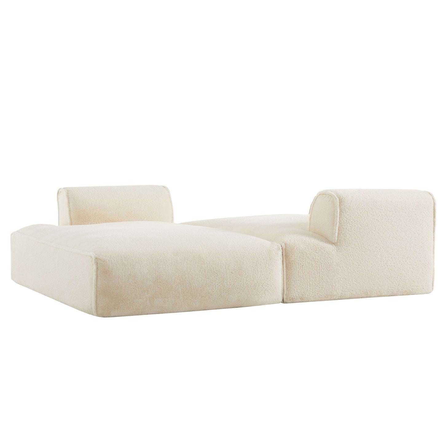 72 Oversized Modular Sofa Compressed Spacious Foam-Filled Sofa Bed