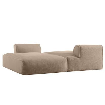 72 Oversized Modular Sofa Compressed Spacious Foam-Filled Sofa Bed