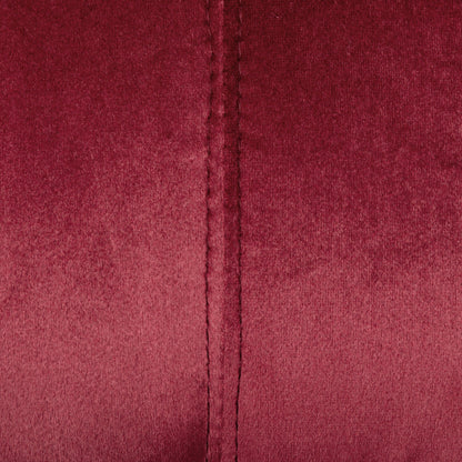 76.25 Velvet Channel Stitching 3-seater Sofa with Metal Legs for Living Room