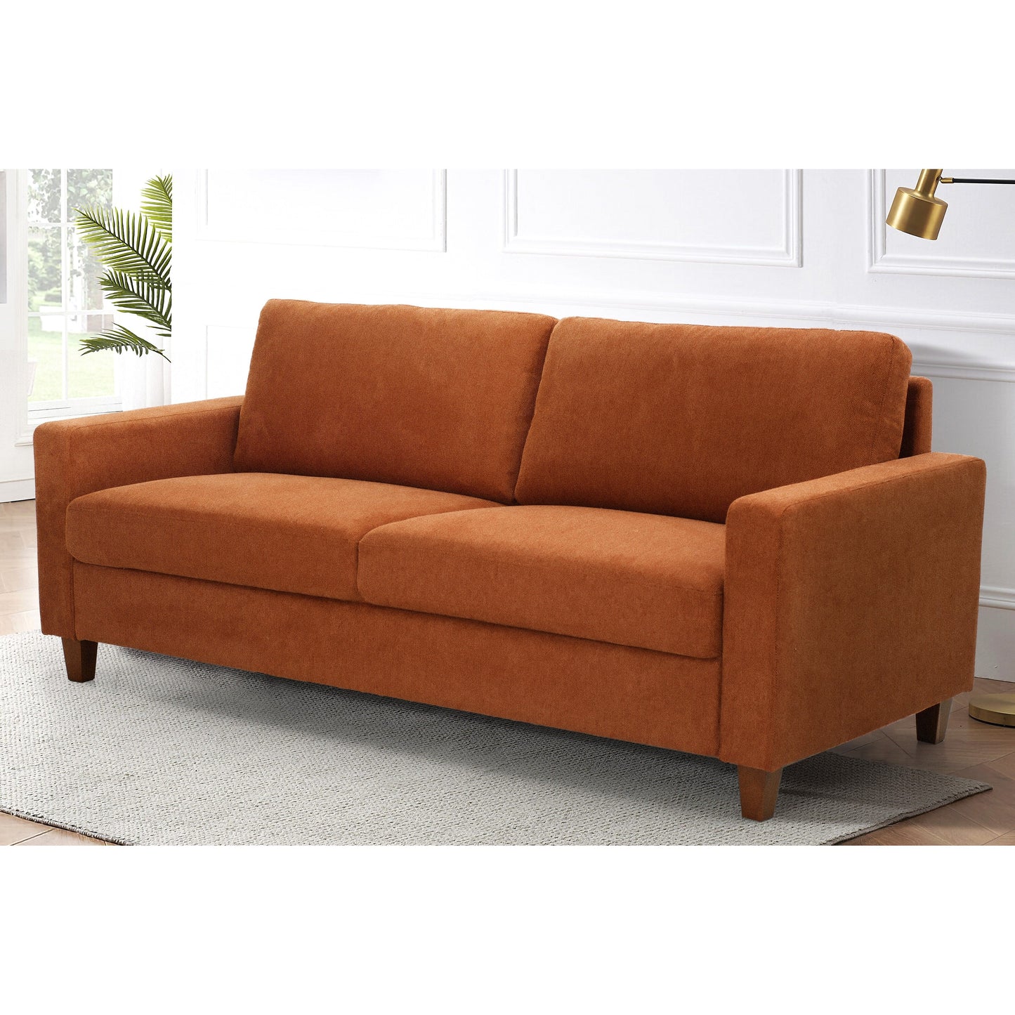 77 In Transitional Upholstered Living Room Sofa