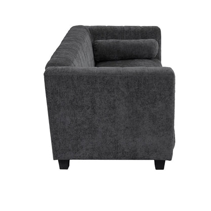 78.7 Chenille Upholstered Sofa with Legs