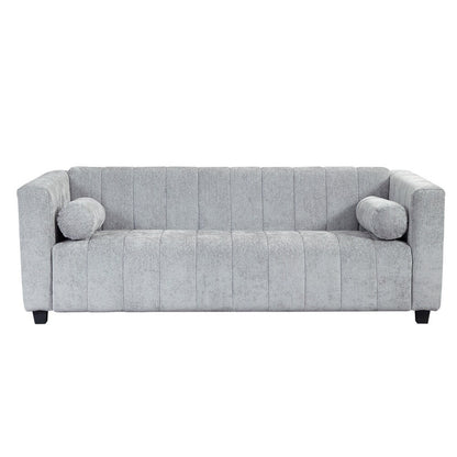 78.7 Chenille Upholstered Sofa with Legs