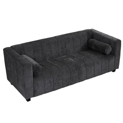 78.7 Chenille Upholstered Sofa with Legs