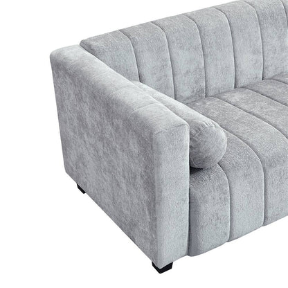 78.7 Chenille Upholstered Sofa with Legs