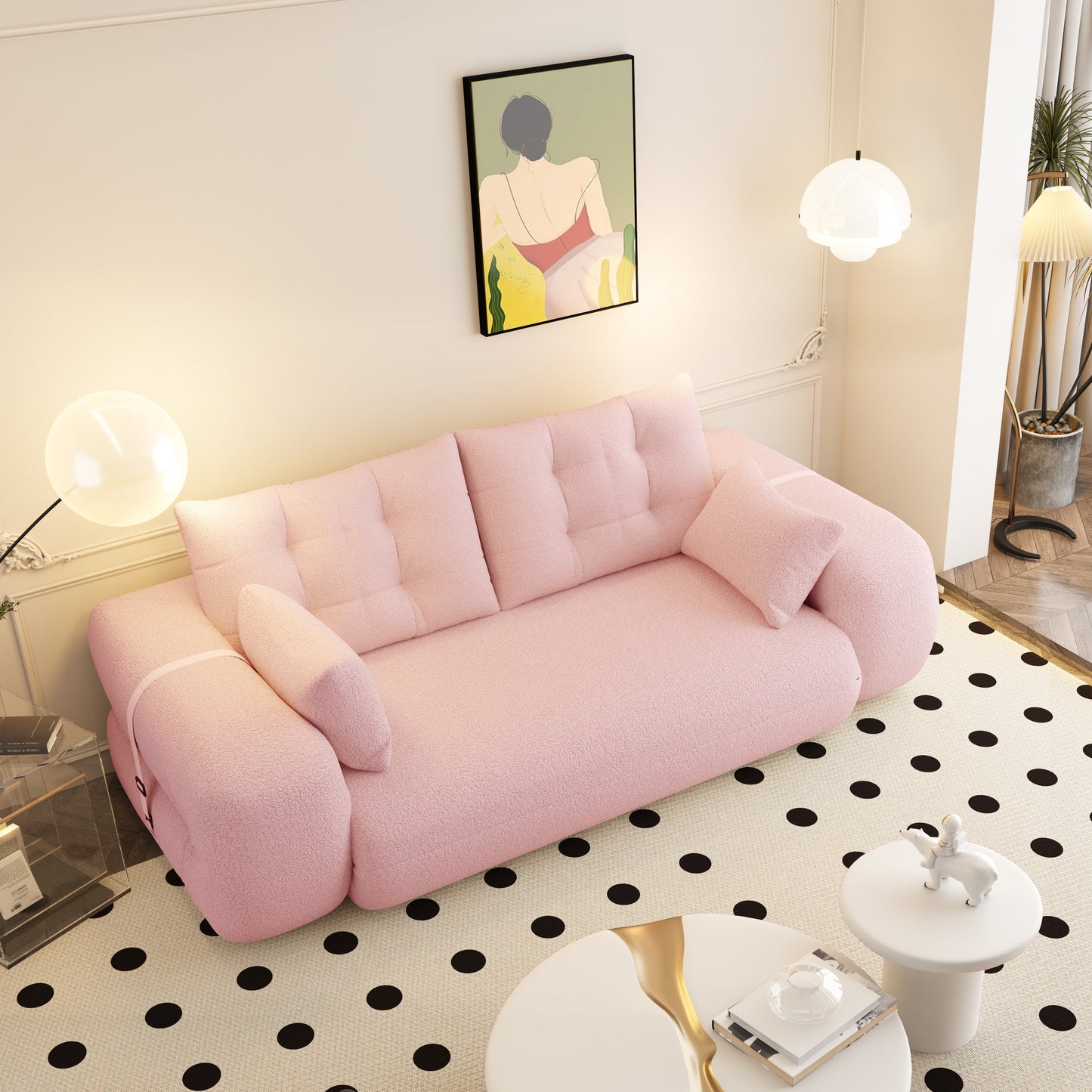 78.7 Human Dog Bed, Lazy Sofa Couch, 3-in-1 Foldable Sofa Bed