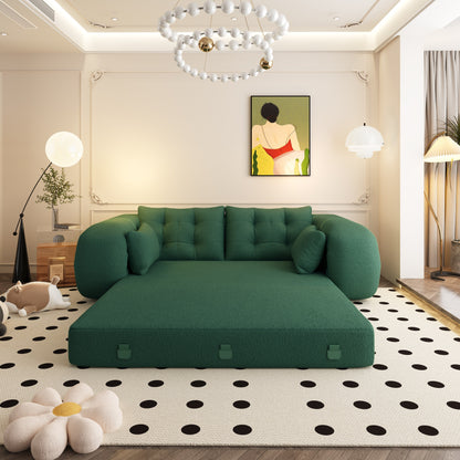78.7 Human Dog Bed, Lazy Sofa Couch, 3-in-1 Foldable Sofa Bed