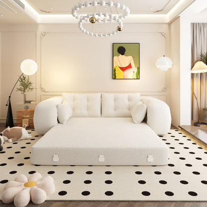 78.7 Human Dog Bed, Lazy Sofa Couch, 3-in-1 Foldable Sofa Bed
